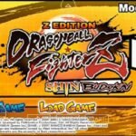 Dragon Ball FighterZ Shin Budokai 2 V2 mod menu on PPSSPP.