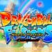 Start screen of Dragon Ball Fusions game with colorful logo and 'Nueva Partida' option highlighted.